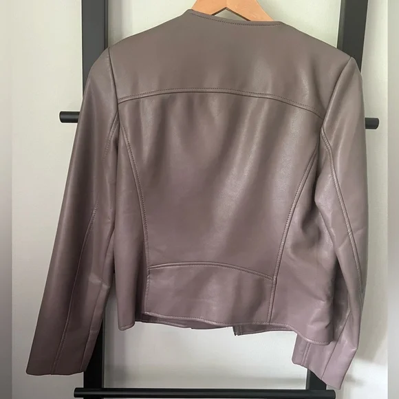 Mango Faux Leather Jacket (S) - Picture 5 of 9